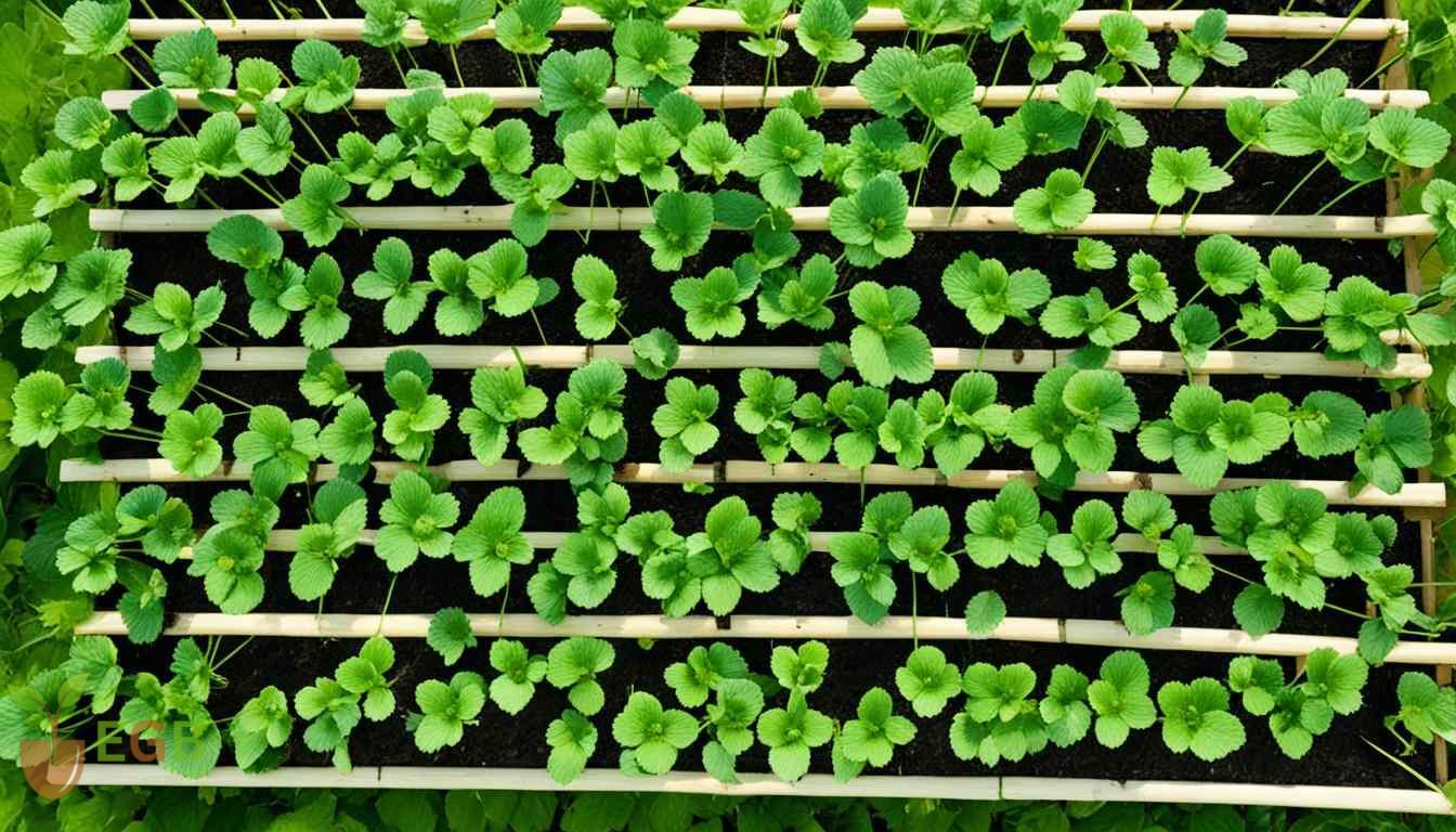 Vertical strawberry gardening