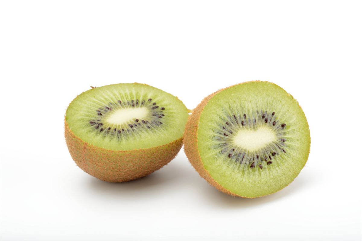 Fresh cut Kiwi Fruit