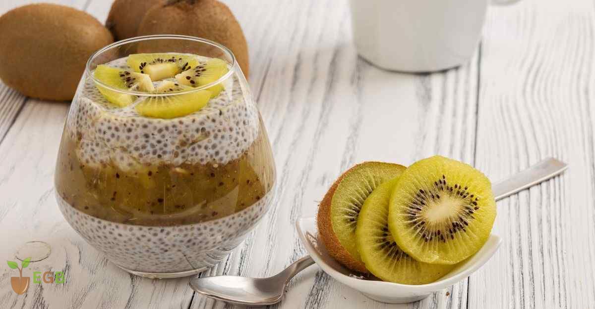 Chia Pudding with Kiwi Fruit