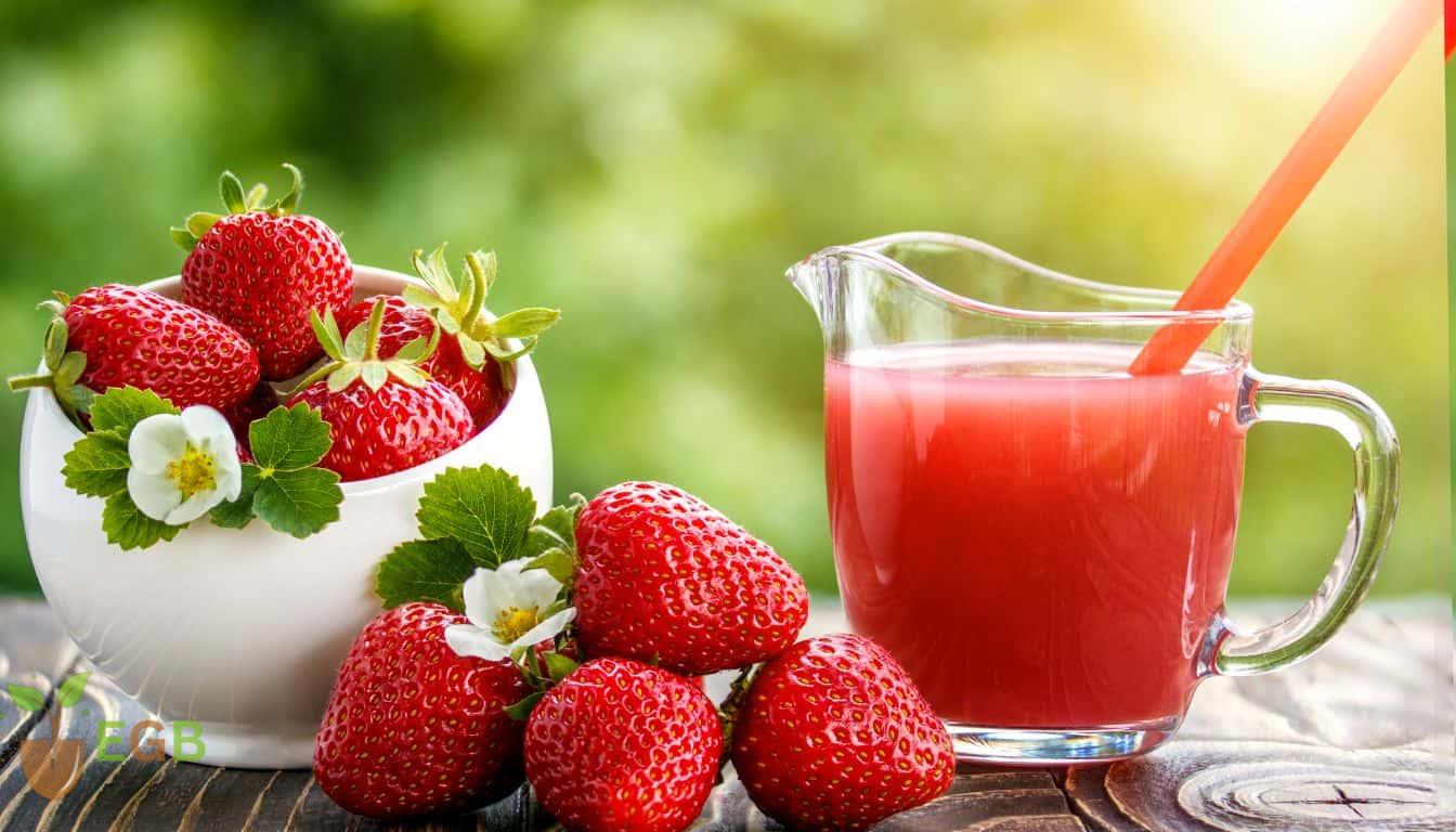 Delicious Strawberry juice