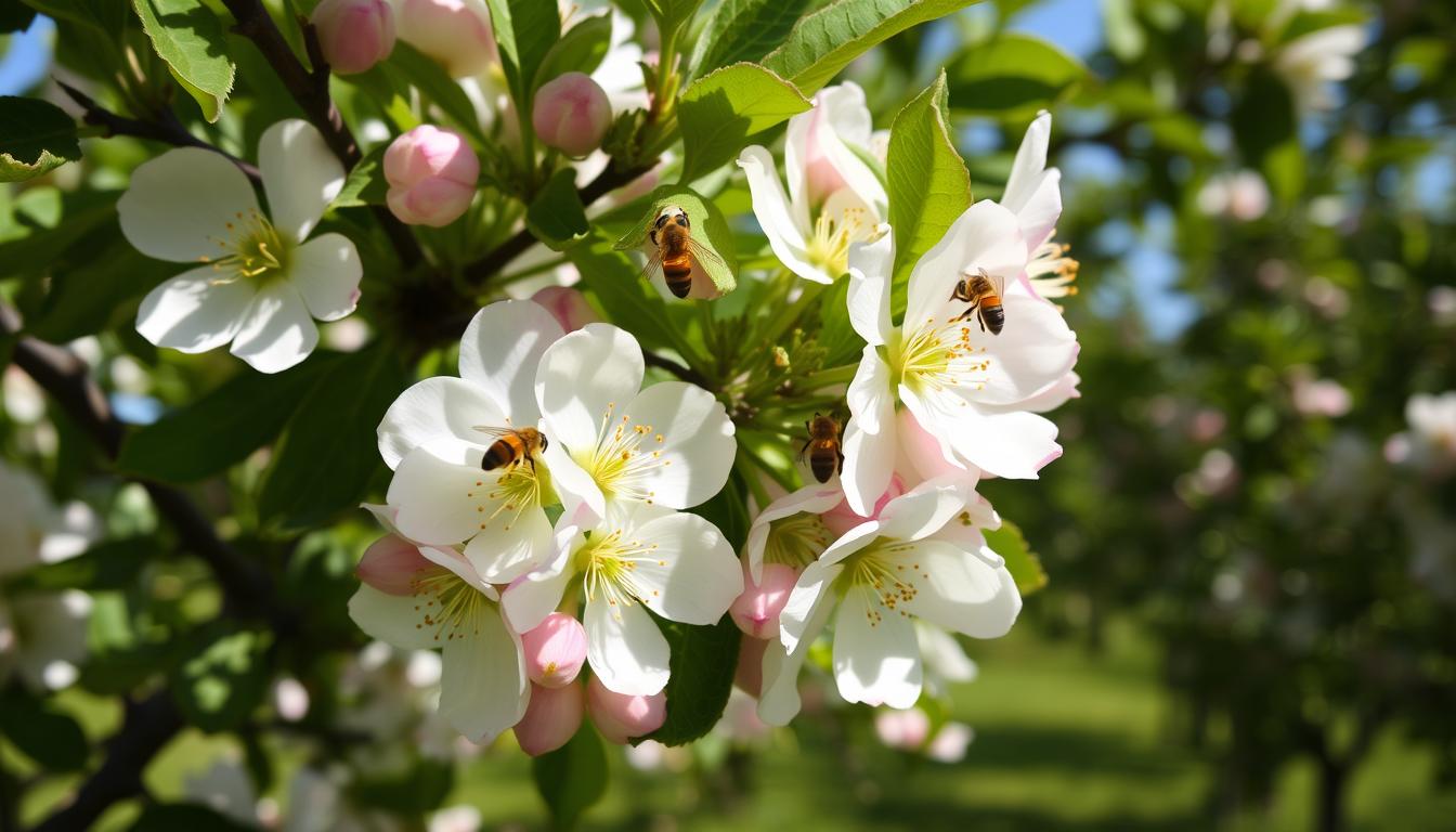 Apple Tree Pollination Process