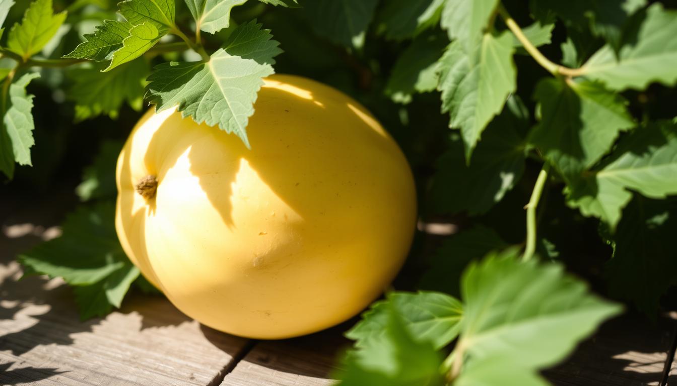 what is a canary melon A ripe canary melon
