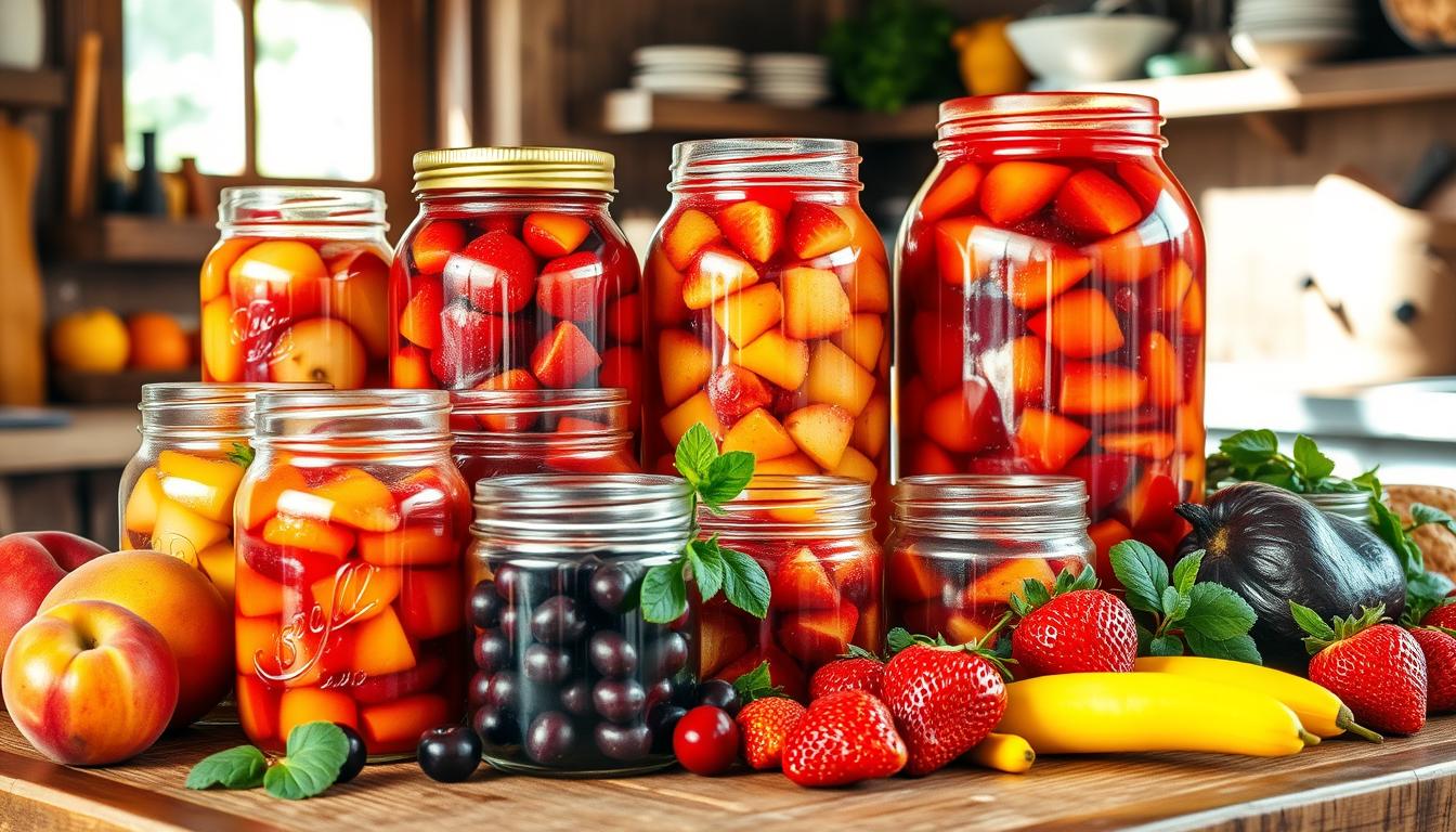 Canning Fresh Fruits Preservation