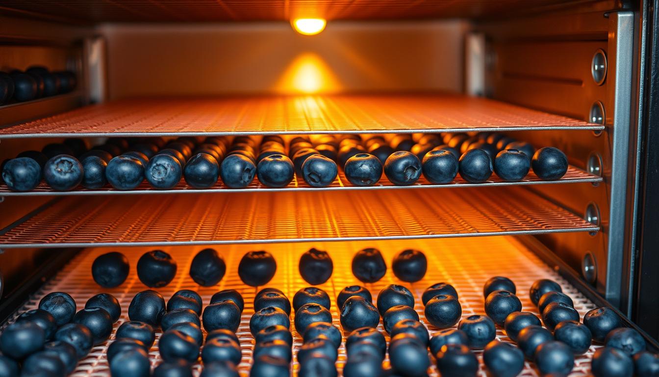 Blueberry Dehydration Process