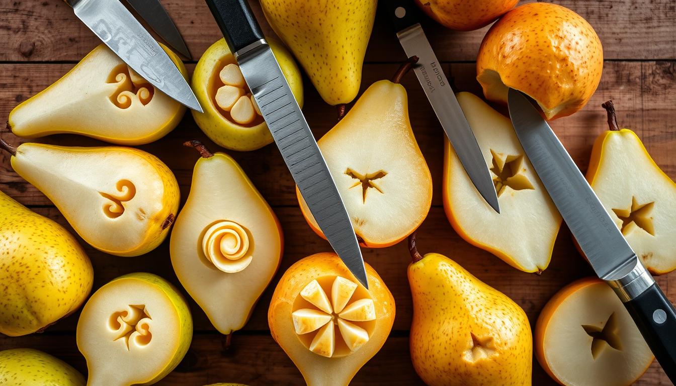 Creative Pear Cutting Techniques