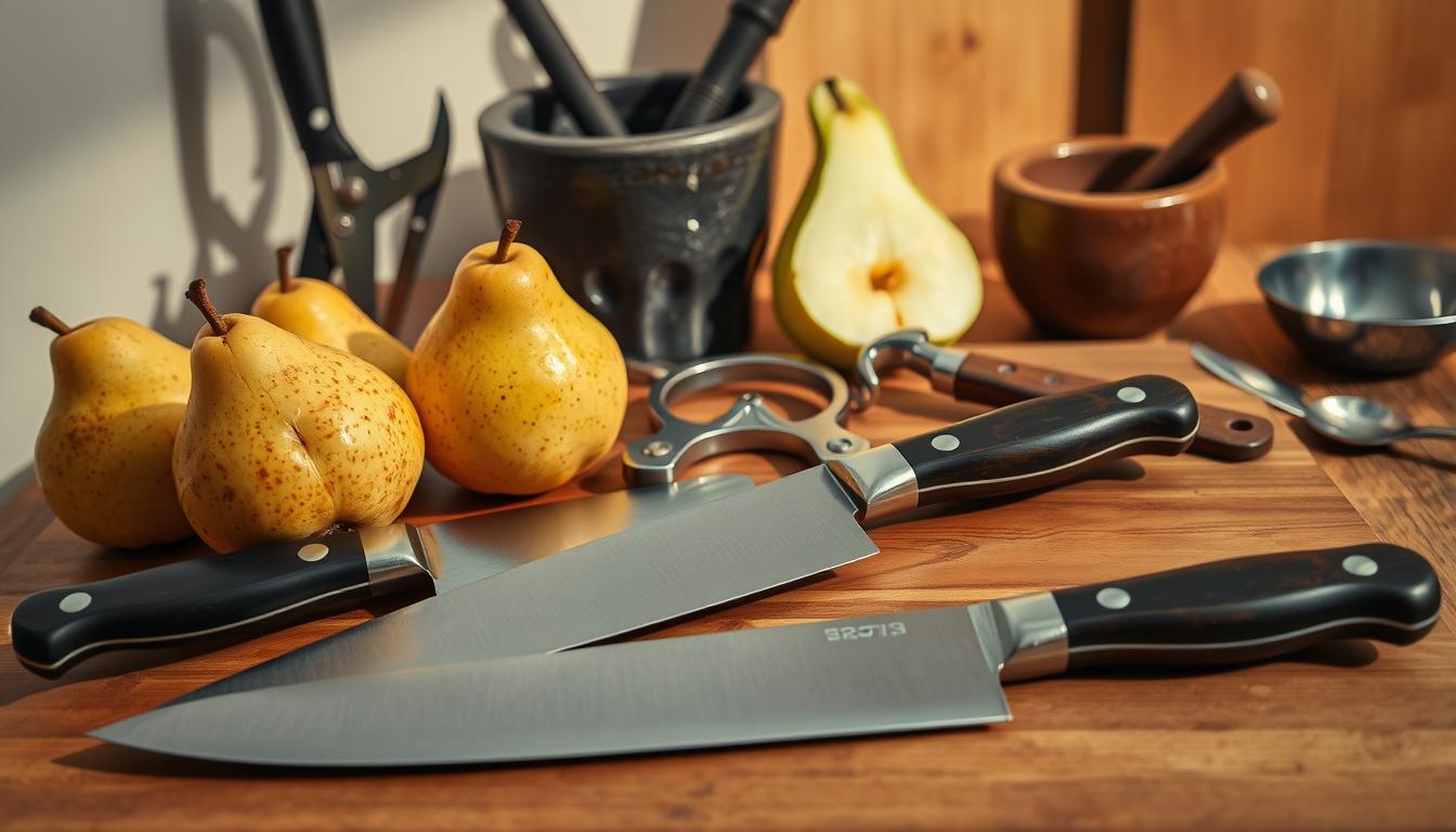 Pear Cutting Tools and Knives