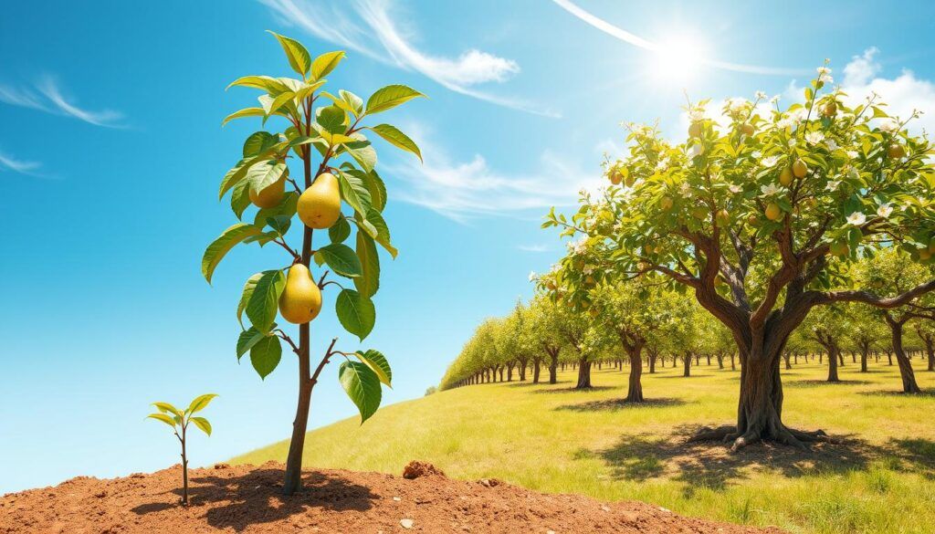 Pear Tree Growth Stages