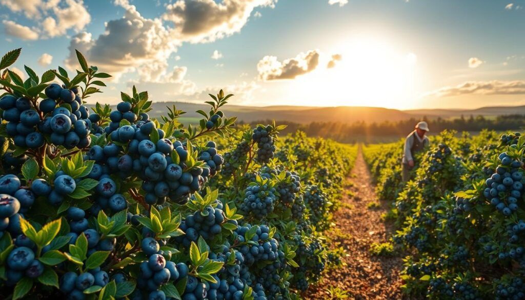 blueberry harvest times
